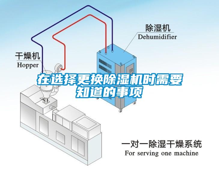 在選擇更換除濕機時需要知道的事項