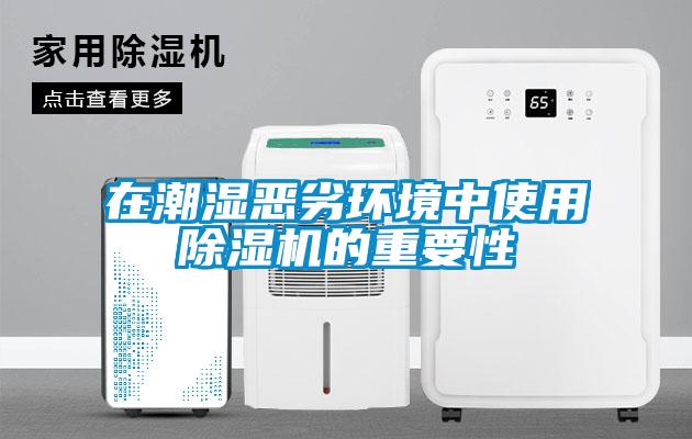 在潮濕惡劣環(huán)境中使用除濕機的重要性