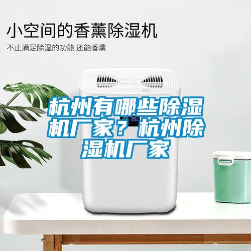 杭州有哪些除濕機(jī)廠家？杭州除濕機(jī)廠家