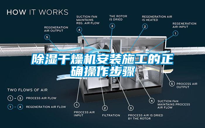 除濕干燥機安裝施工的正確操作步驟