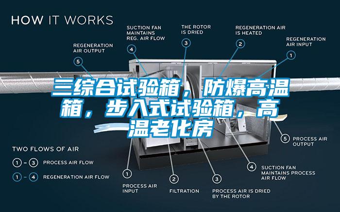 三綜合試驗(yàn)箱，防爆高溫箱，步入式試驗(yàn)箱，高溫老化房