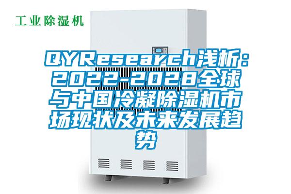 QYResearch淺析：2022-2028全球與中國(guó)冷凝除濕機(jī)市場(chǎng)現(xiàn)狀及未來(lái)發(fā)展趨勢(shì)