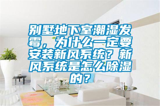 別墅地下室潮濕發(fā)霉，為什么一定要安裝新風系統(tǒng)？新風系統(tǒng)是怎么除濕的？