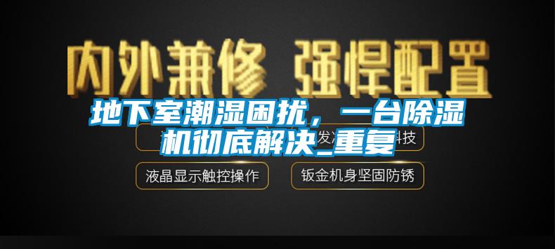 地下室潮濕困擾，一臺(tái)除濕機(jī)徹底解決_重復(fù)