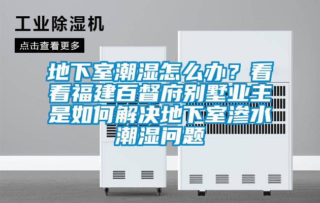 地下室潮濕怎么辦？看看福建百督府別墅業(yè)主是如何解決地下室滲水潮濕問(wèn)題