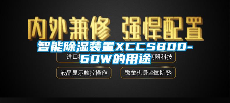 智能除濕裝置XCCS800-60W的用途