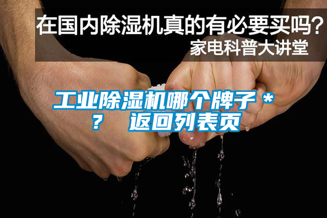 工業(yè)除濕機哪個牌子＊？ 返回列表頁