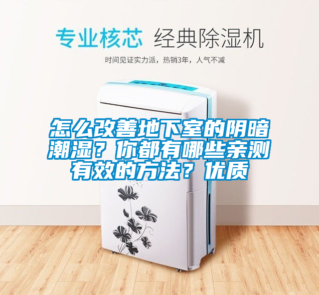 怎么改善地下室的陰暗潮濕？你都有哪些親測有效的方法？優(yōu)質(zhì)