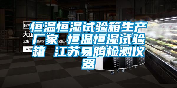 恒溫恒濕試驗箱生產(chǎn)廠家 恒溫恒濕試驗箱 江蘇易騰檢測儀器