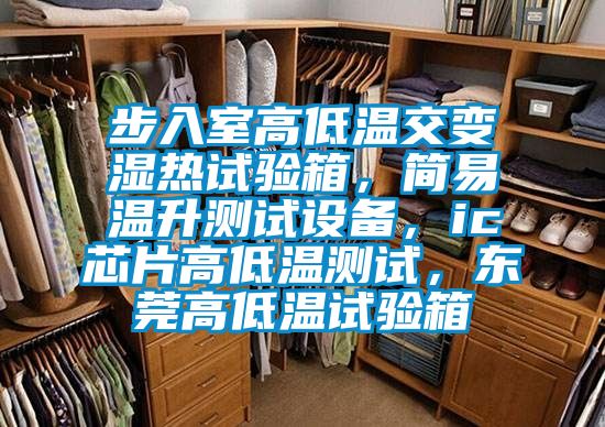 步入室高低溫交變濕熱試驗箱，簡易溫升測試設備，ic芯片高低溫測試，東莞高低溫試驗箱