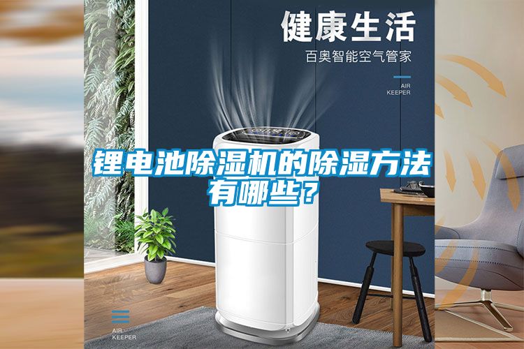 鋰電池除濕機的除濕方法有哪些？