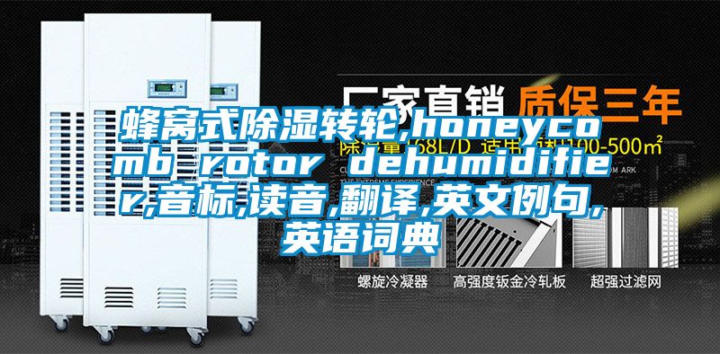 蜂窩式除濕轉(zhuǎn)輪,honeycomb rotor dehumidifier,音標(biāo),讀音,翻譯,英文例句,英語詞典