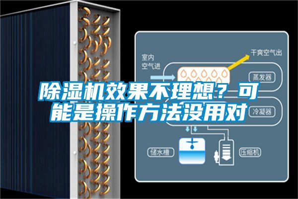 除濕機(jī)效果不理想？可能是操作方法沒用對(duì)